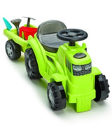 Ride-on traktor m/trailer og tilbehør 85cm