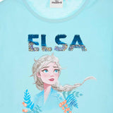 Disney Frost 2 T-shirt m. pailletter - Turkis