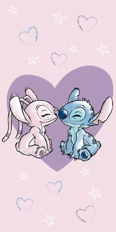 Disney Lilo and Stitch Love håndklæde