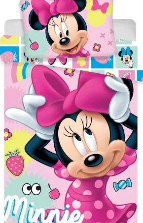 Disney Minnie Mouse Sweet Junior sengetøj 100 x 135 cm