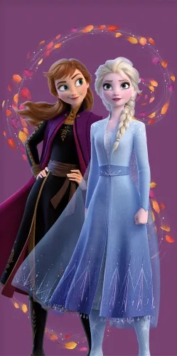 Disney Frozen Wind Håndklæde 70 x 140 cm