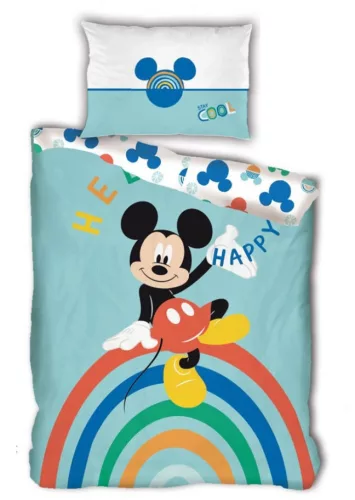 Disney Mickey Mouse HAPPY sengetøj 140x200