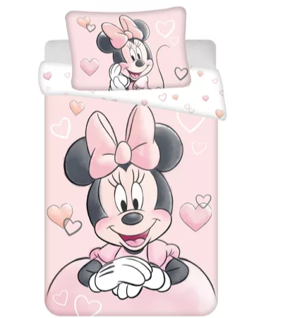 Disney Minnie Powder pink Junior sengetøj 100 x 135 cm