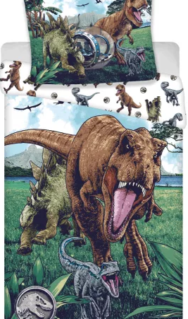 Jurassic World Trio Sengetøj 140×200 cm