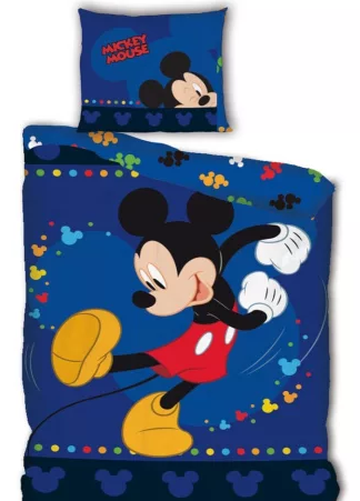 Mickey Mouse Happy Steps sengetøj 140x200
