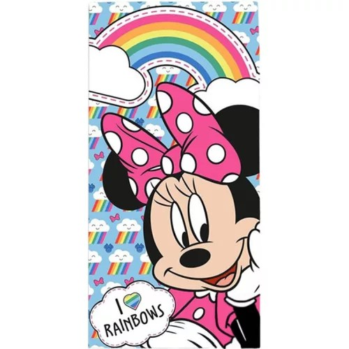 Minnie Mouse Rainbows Håndklæde 70 x 140 cm