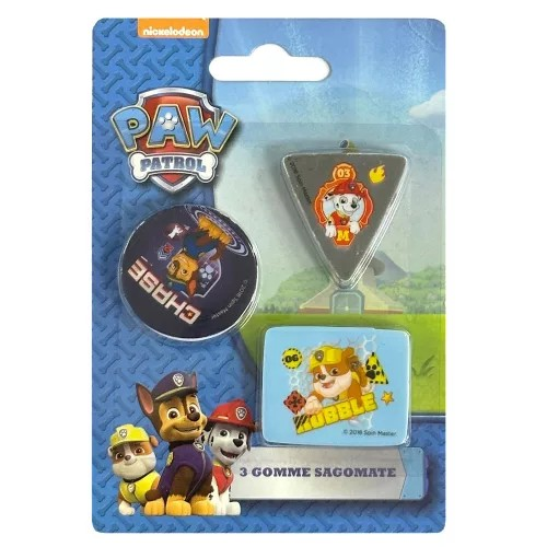 Paw Patrol Viskelæder pakke 3pak.