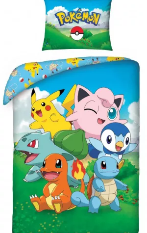 Pokémon First Generation Sengetøj 140 x 200 cm