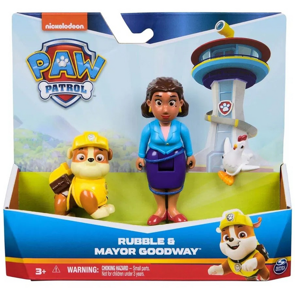 Paw Patrol Hero Pup - Mayor Goodway & Rubble