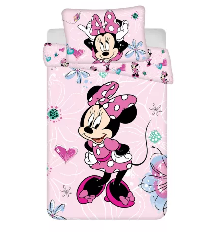 Disney Minnie Mouse Flowers  sengetøj 100 x 135 cm