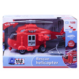 Rescue Helicopter w/light and sound 21cm