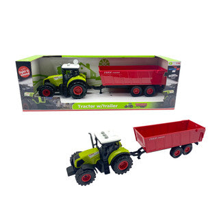 Tractor w/trailer, light & sound 1:16