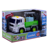 Lastbil m/kran, lys og lyd 18cm