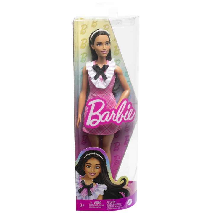 Barbie Fashionista dukke med ternet kjole - Nr 209