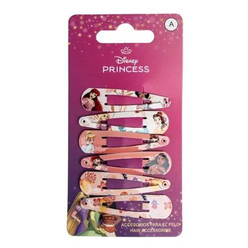 Disney Prinsesser - Hårspænder 6 stk