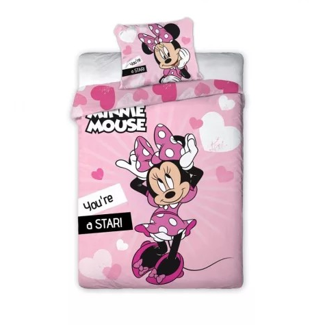 Disney Minnie Mouse Star sengetøj 140 x 200 cm