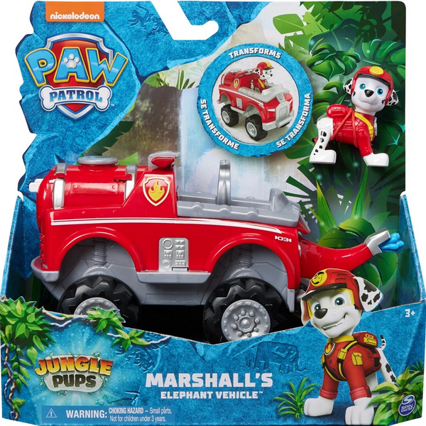 Paw Patrol Jungle Themed Vehicles - Marshall