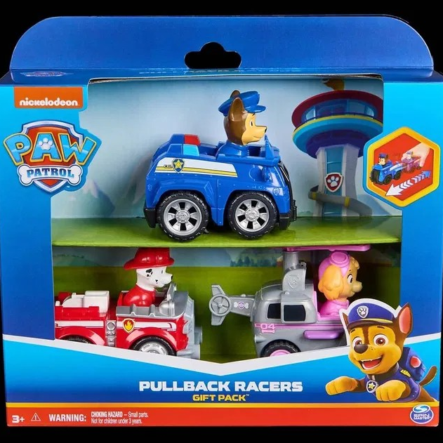Paw Patrol Core Rescue Racer 3 Pack