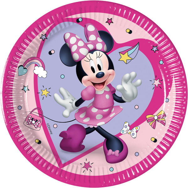 Minnie Mouse Paptallerken 19,5 cm - 8 stk