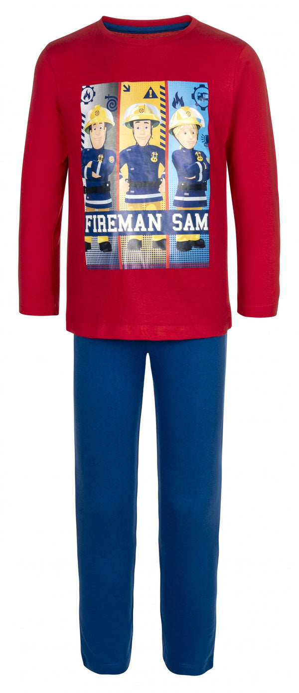 Brandmand Sam Pyjamas - Blå/Rød