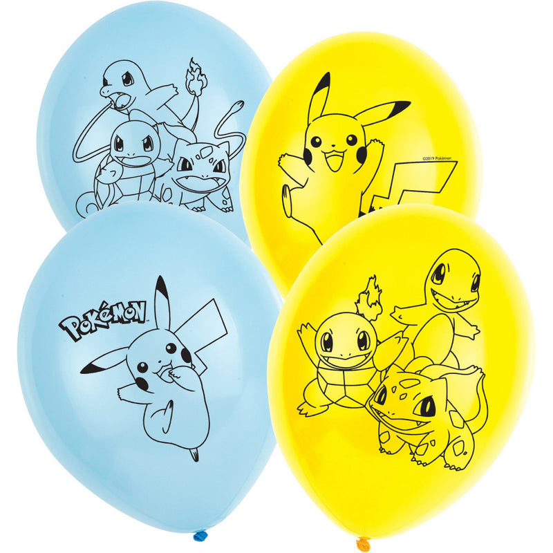 Pokemon Ballon - 6 Stk