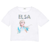 Disney Frost 2 T-shirt m. pailletter - Hvid