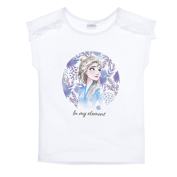 Disney Frost 2 Elsa t-shirt - Hvid