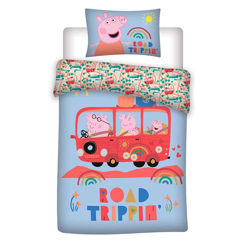 Gurli Gris Road Trip Junior sengetøj 100 x 140 cm
