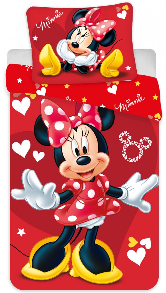 Disney Minnie Mouse Junior sengetøj 100 x 135 cm