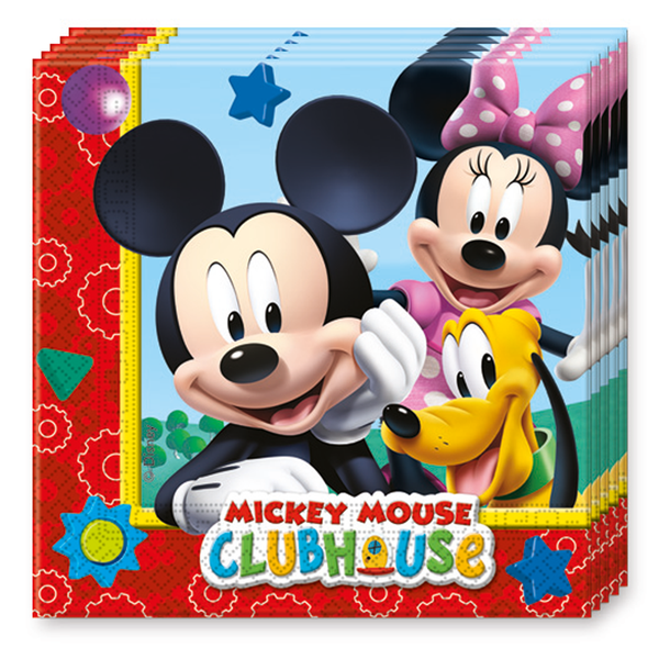Mickey Mouse Servietter 33x33 cm - 20 stk