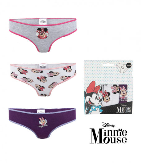 Minnie Mouse Underbukser - 3Pk.