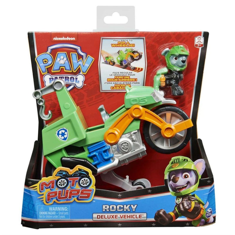 Paw Patrol motorcykel m. Pups – Rocky