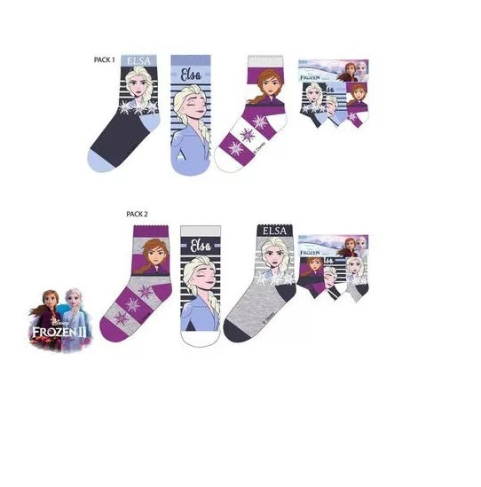 Disney Frost 2 Sokker - 3 stk