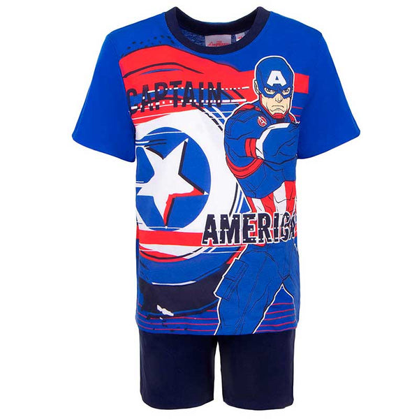 Avengers Captain America pyjamas - Blå