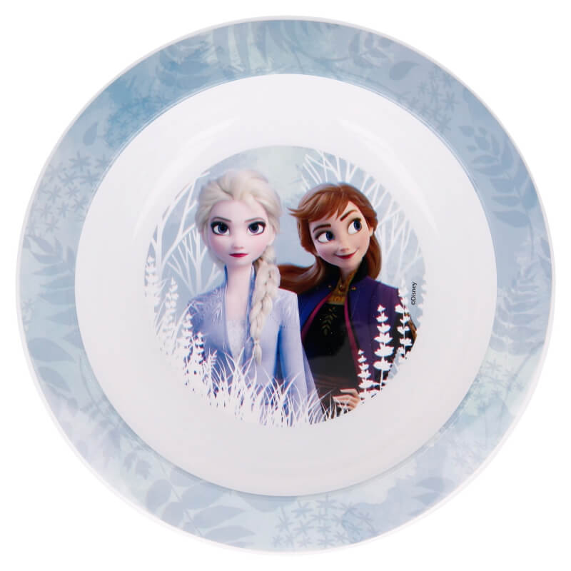 Disney Frost 2 Dyb tallerken - Blå