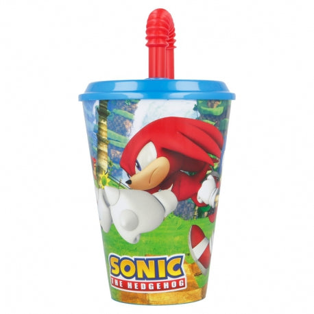 Sonic Krus M/ låg og sugerør