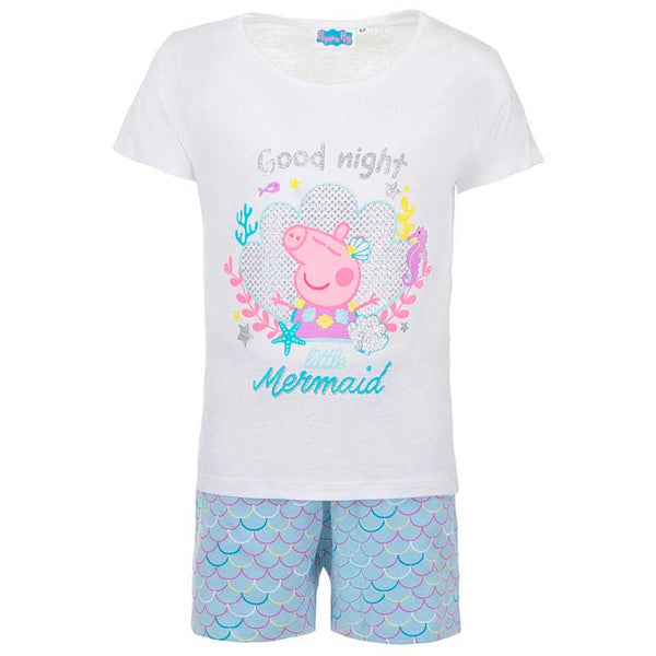 Gurli Gris Pyjamas tshirt/shorts - Hvid