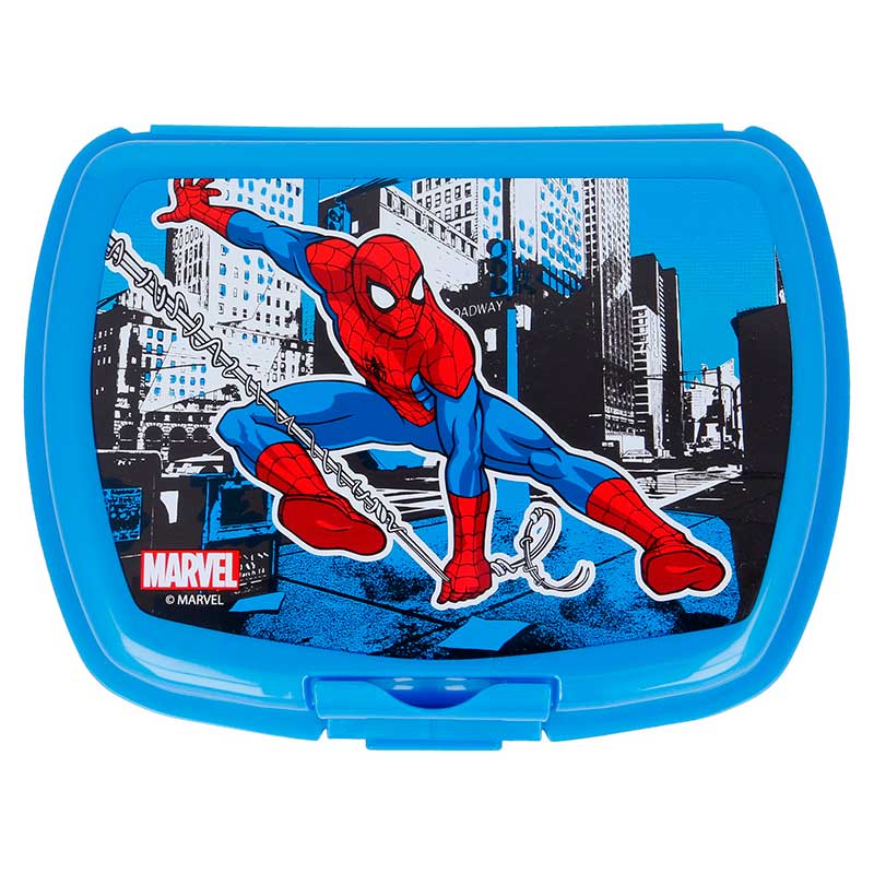 Spiderman Madkasse - Blå