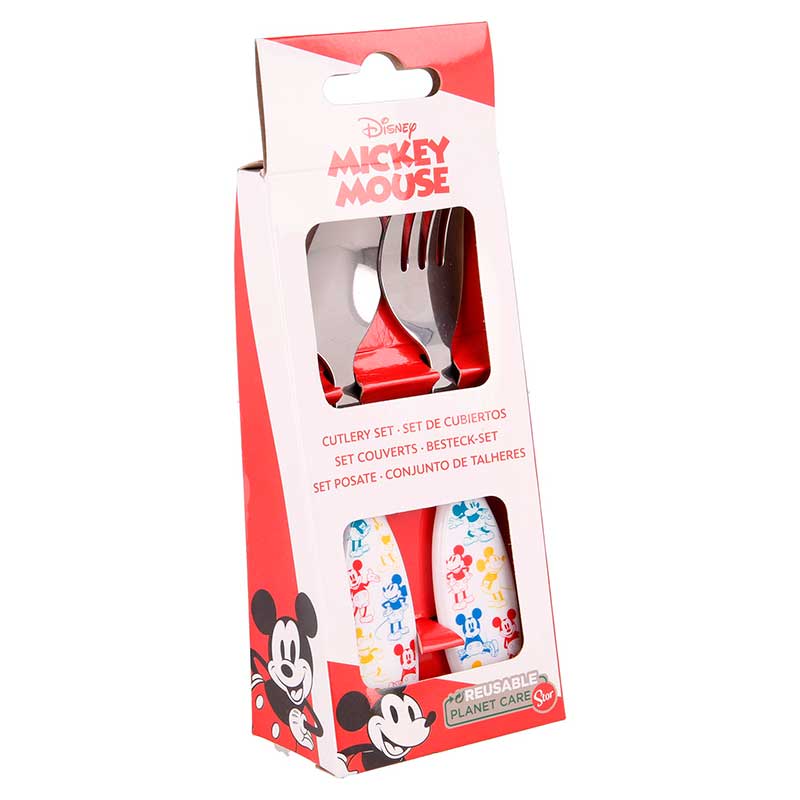 Disney Mickey Mouse Bestik - Gaffel/Ske