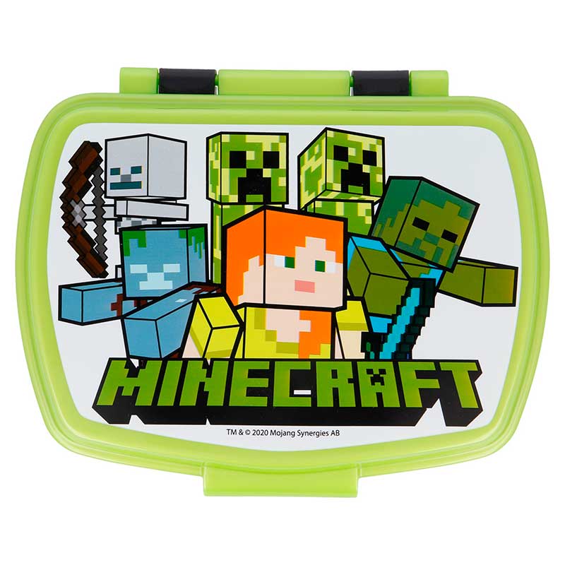 Minecraft Madkasse - Grøn