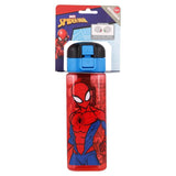 Spiderman Firkantet flaske med lås - 550ml
