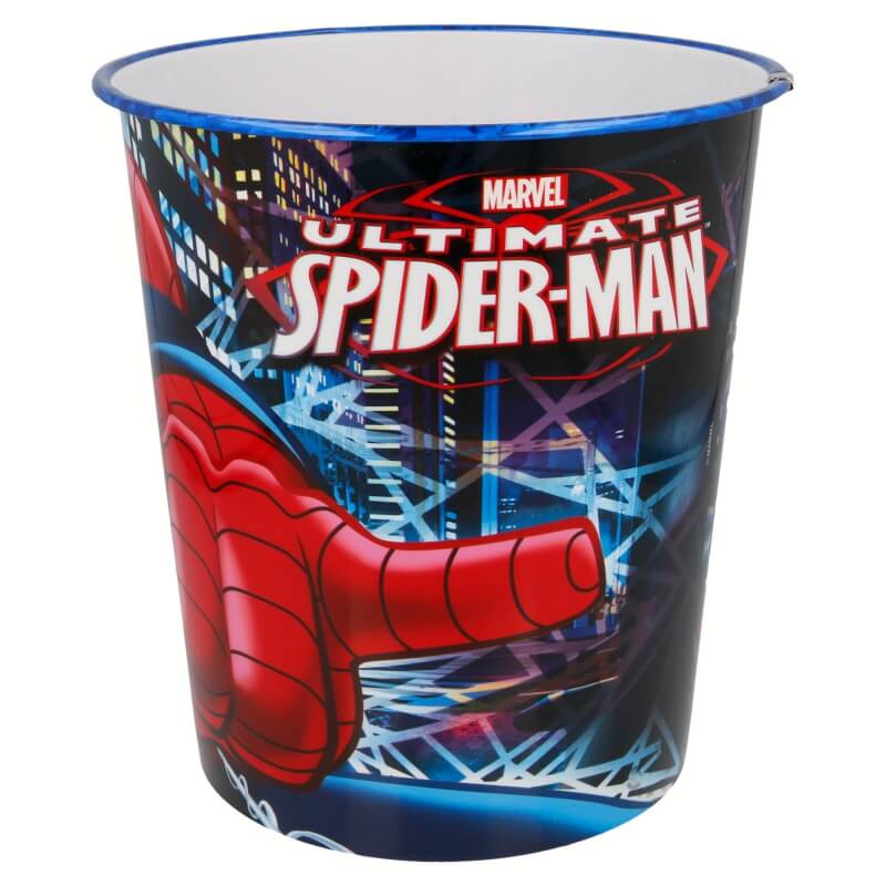 Spiderman Skraldespand - 22.5 cm x 21 cm