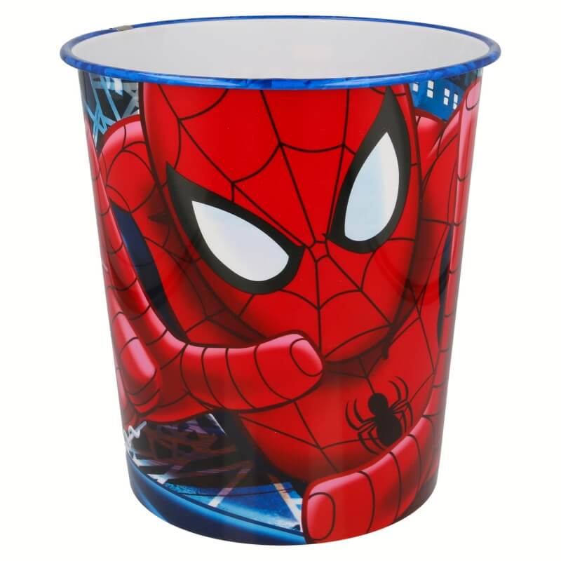 Spiderman Skraldespand - 22.5 cm x 21 cm